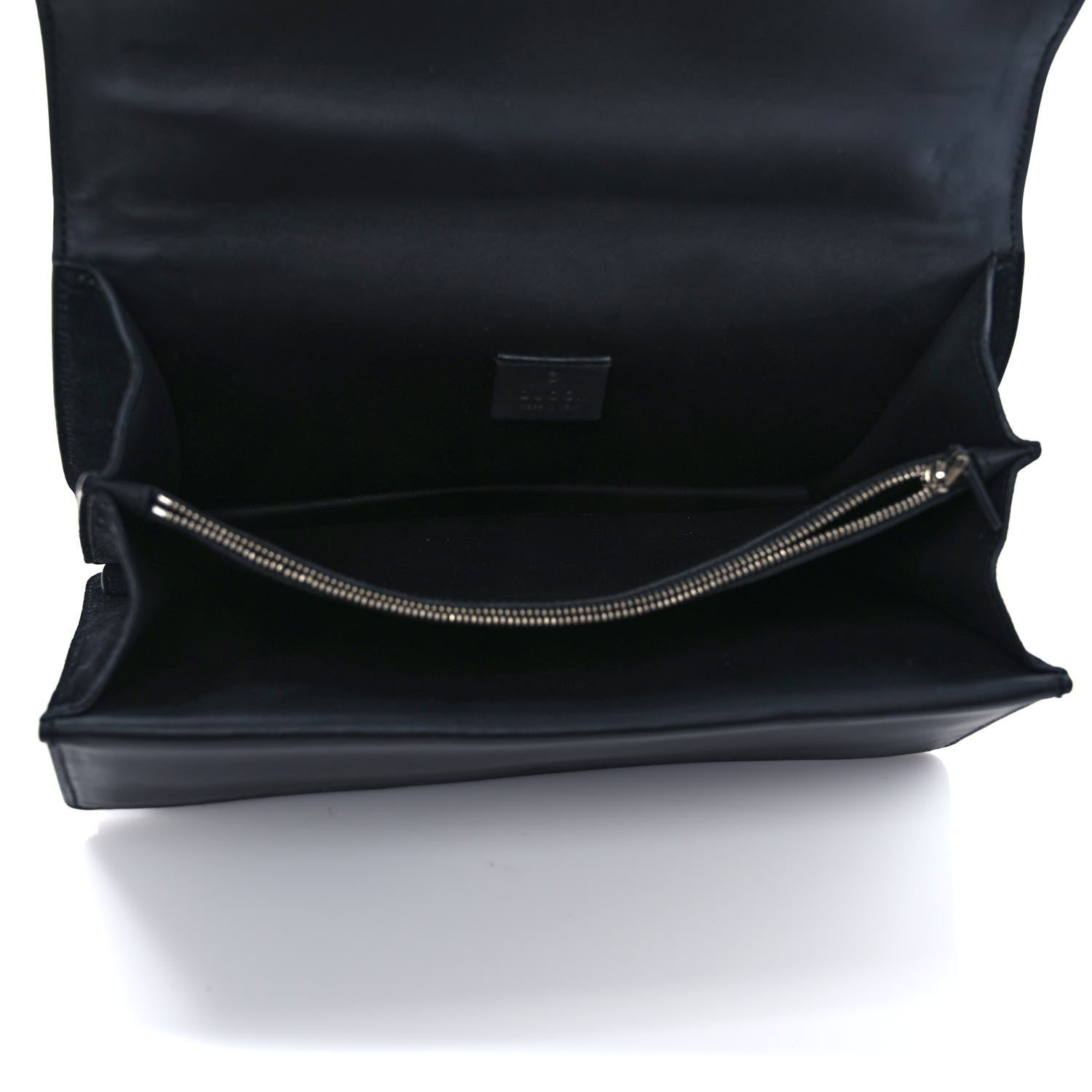 Gucci Suede Medium Dionysus Shoulder Bag Black 5 of 10