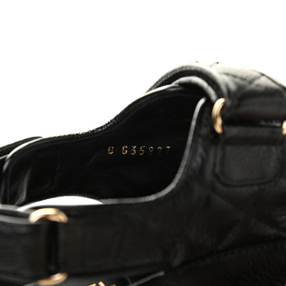 Chanel Grained Calfskin Velcro Dad Sandals 37.5 Black 8 of 8