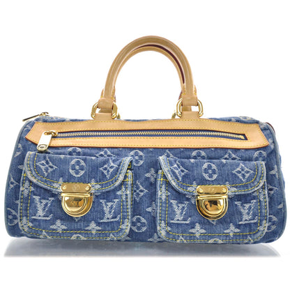 Louis Vuitton Monogram Denim Neo Speedy Blue 1 of 9