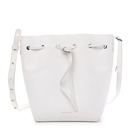 Mansur Gavriel Calfskin Mini Bucket Bag White 1 of 11