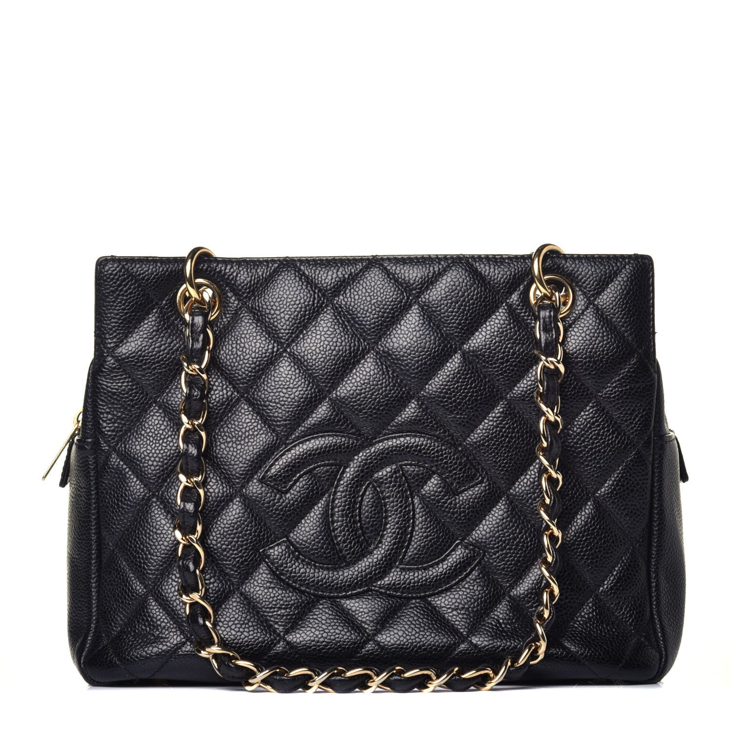 Chanel Caviar Quilted Petit Timeless Tote PTT Black 1 of 10