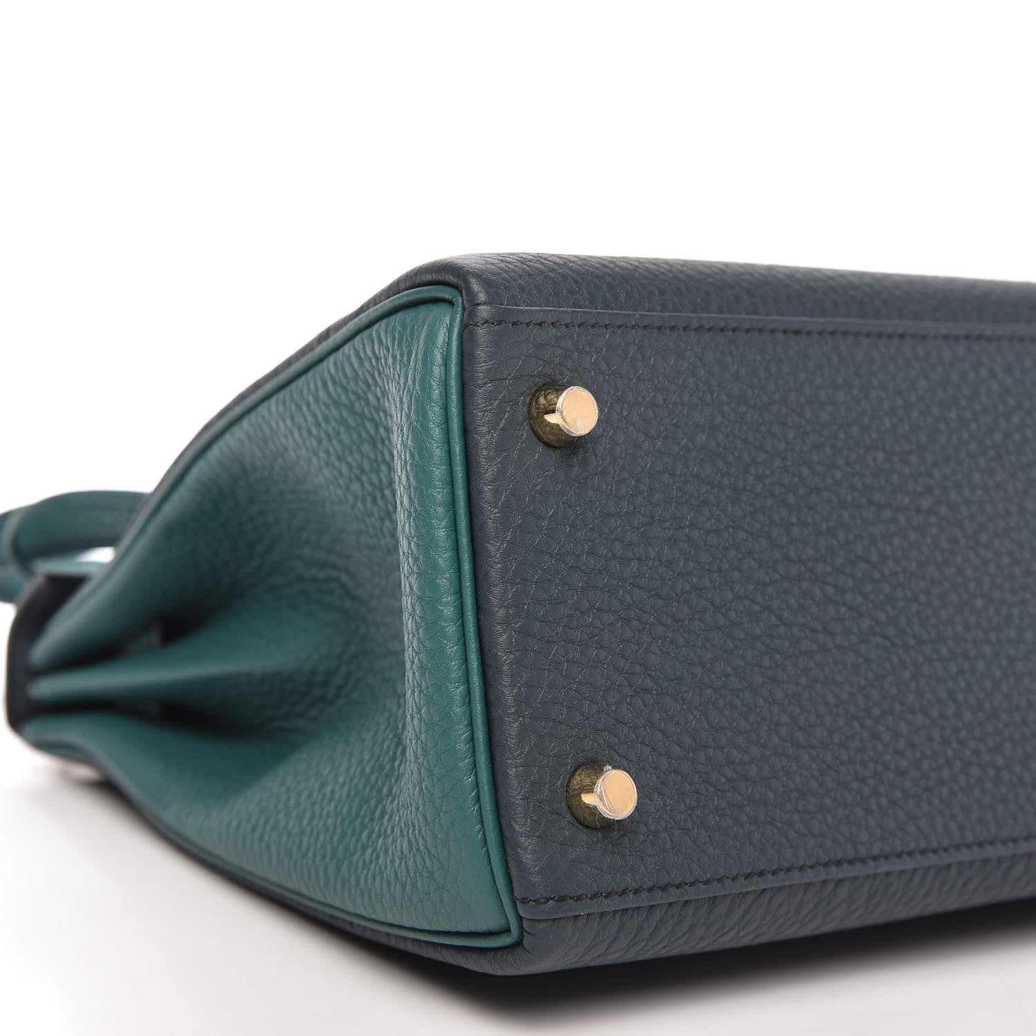 Hermes Togo Horseshoe Kelly Retourne 28 Vert Cypress Malachite 6 of 12