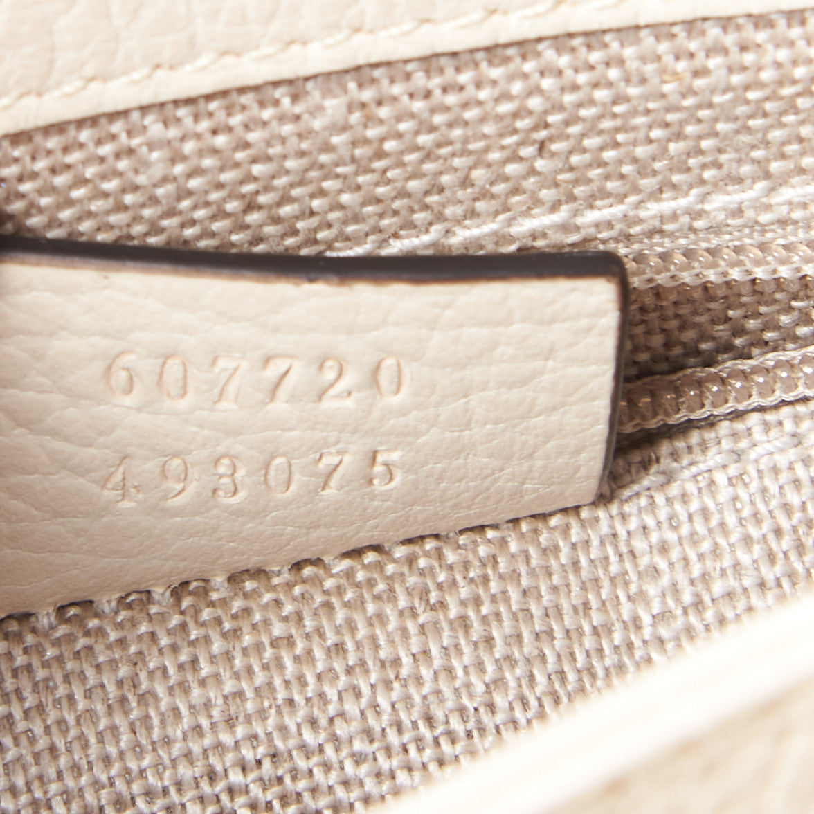 Gucci Dollar Calfskin Interlocking G Crossbody Bag Mystic White 9 of 9