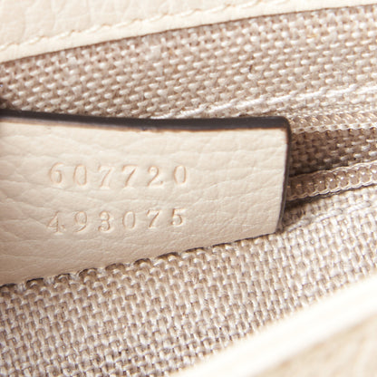 Gucci Dollar Calfskin Interlocking G Crossbody Bag Mystic White 9 of 9