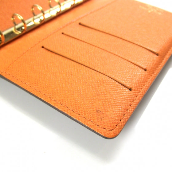 Louis Vuitton Monogram Koala Small Ring Agenda Orange 6 of 8