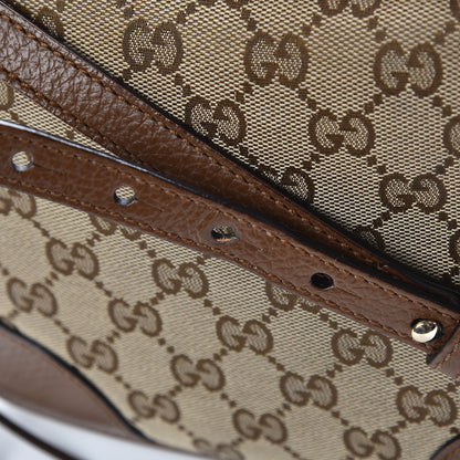 Gucci Monogram Mini Bree Messenger Bag Beige Tabacco 15 of 22