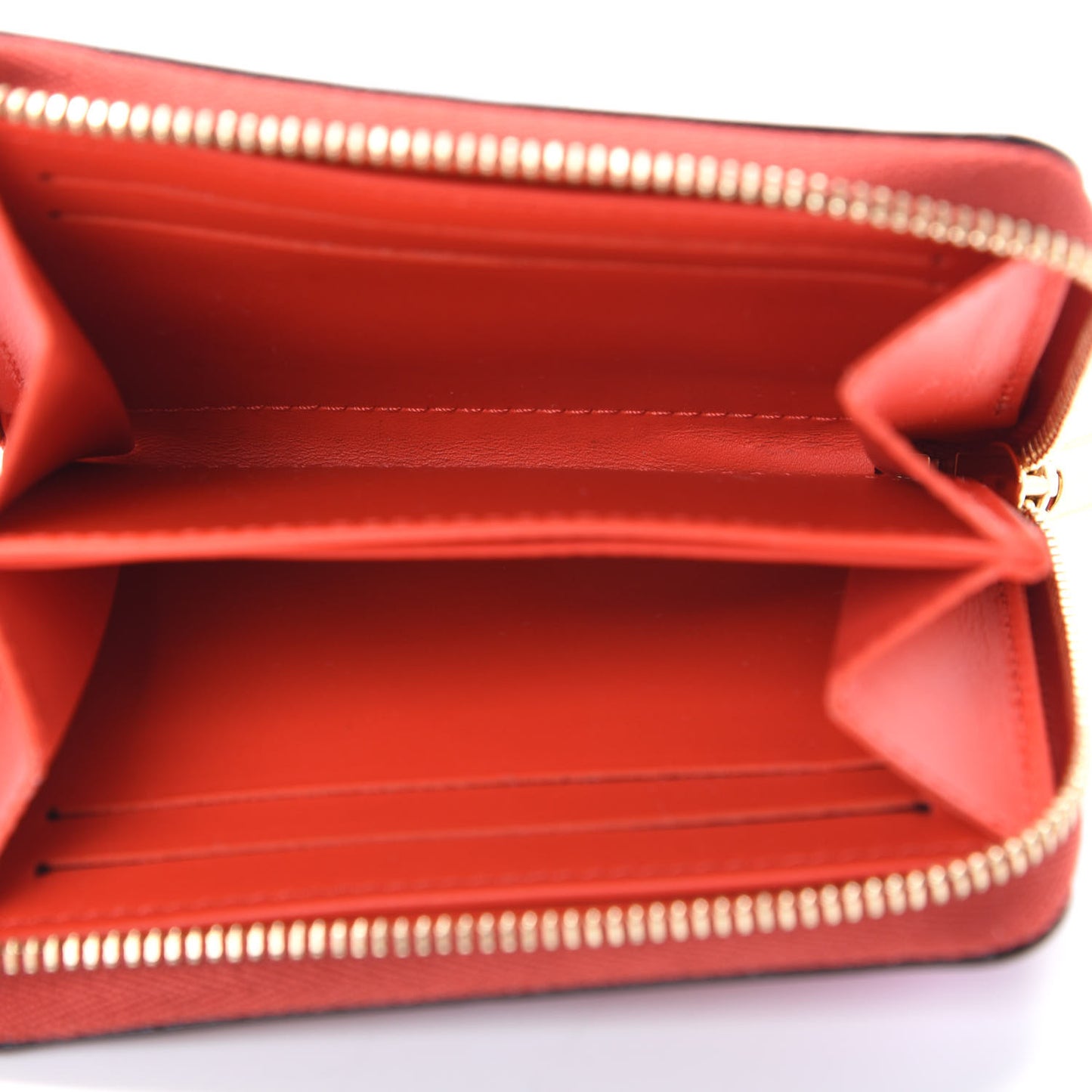 Metallic Vernis Degrade Zippy Coin Purse Pink Red