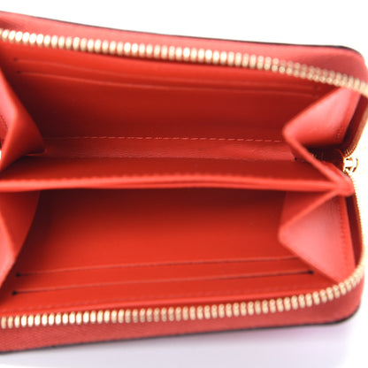 Louis Vuitton Metallic Vernis Degrade Zippy Coin Purse Pink Red 4 of 7