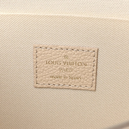 Louis Vuitton Empreinte Monogram Giant By The Pool Felicie Pochette Chain Wallet Creme Rose Trianon 7 of 10