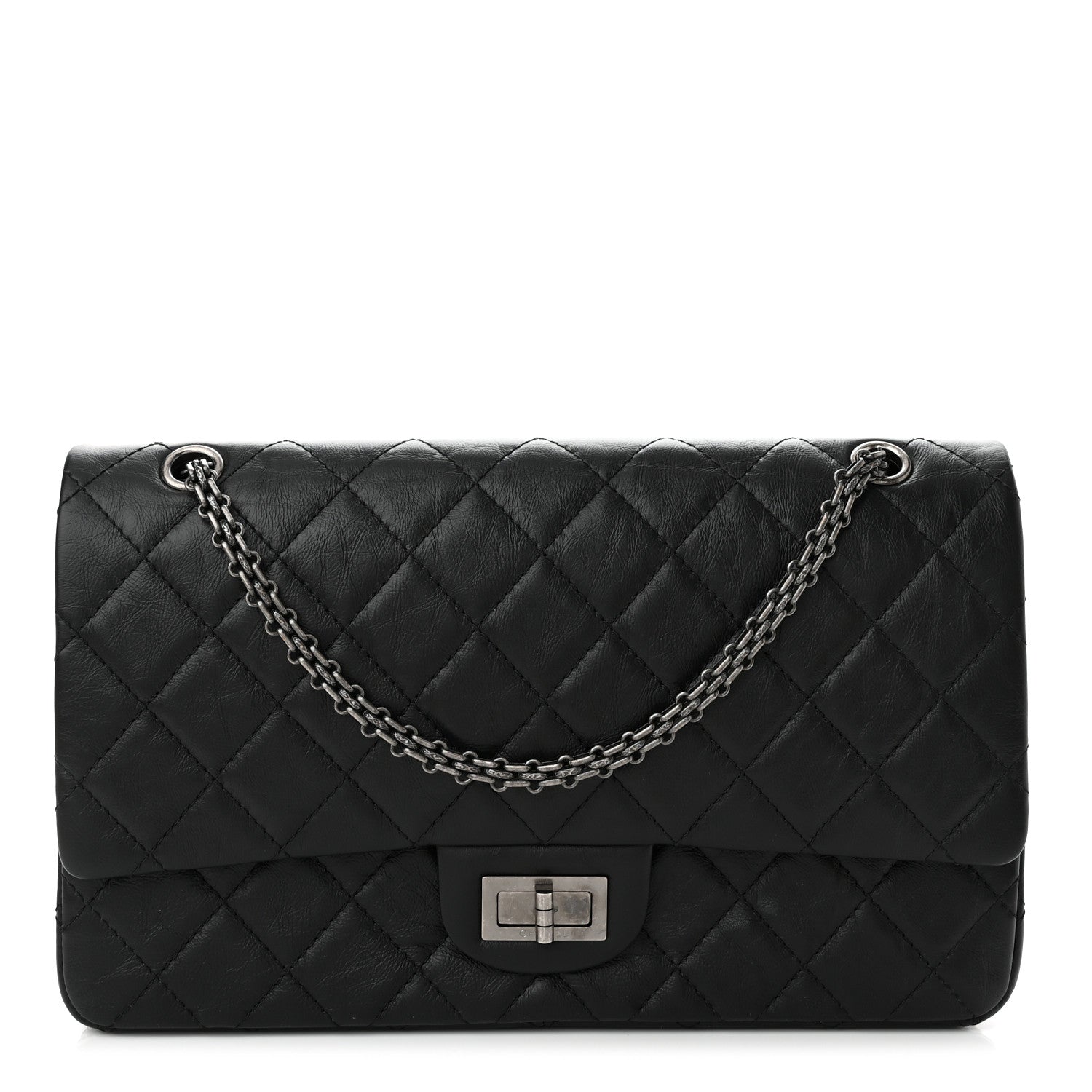 Chanel Aged Calfskin Quilted 2.55 Reissue 227 Flap Black 1 of 10