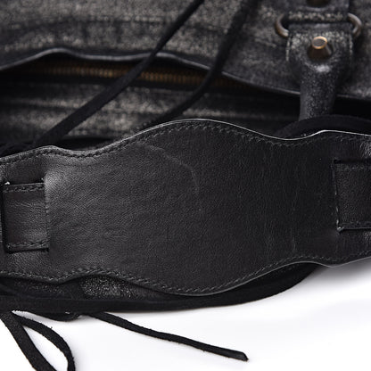 Balenciaga Metallic Craquele Classic Hardware City Black 11 of 14