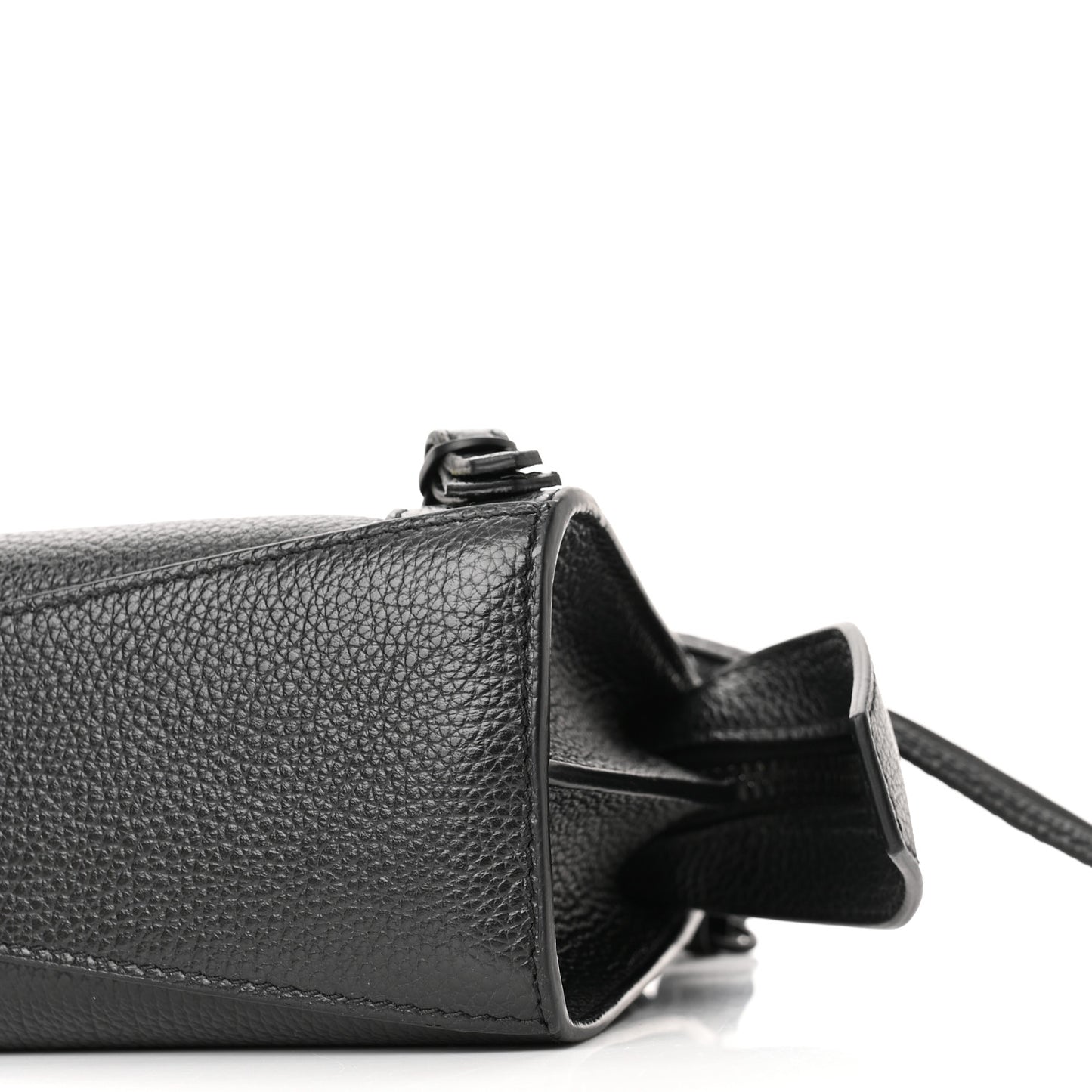 Grained Calfskin Neo Classic Black Hardware Nano City Crossbody Black