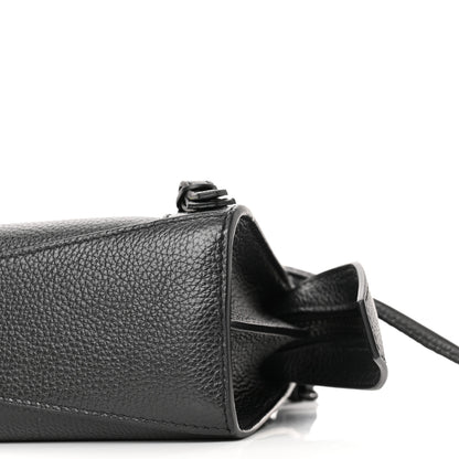 Balenciaga Grained Calfskin Neo Classic Black Hardware Nano City Crossbody Black 9 of 9