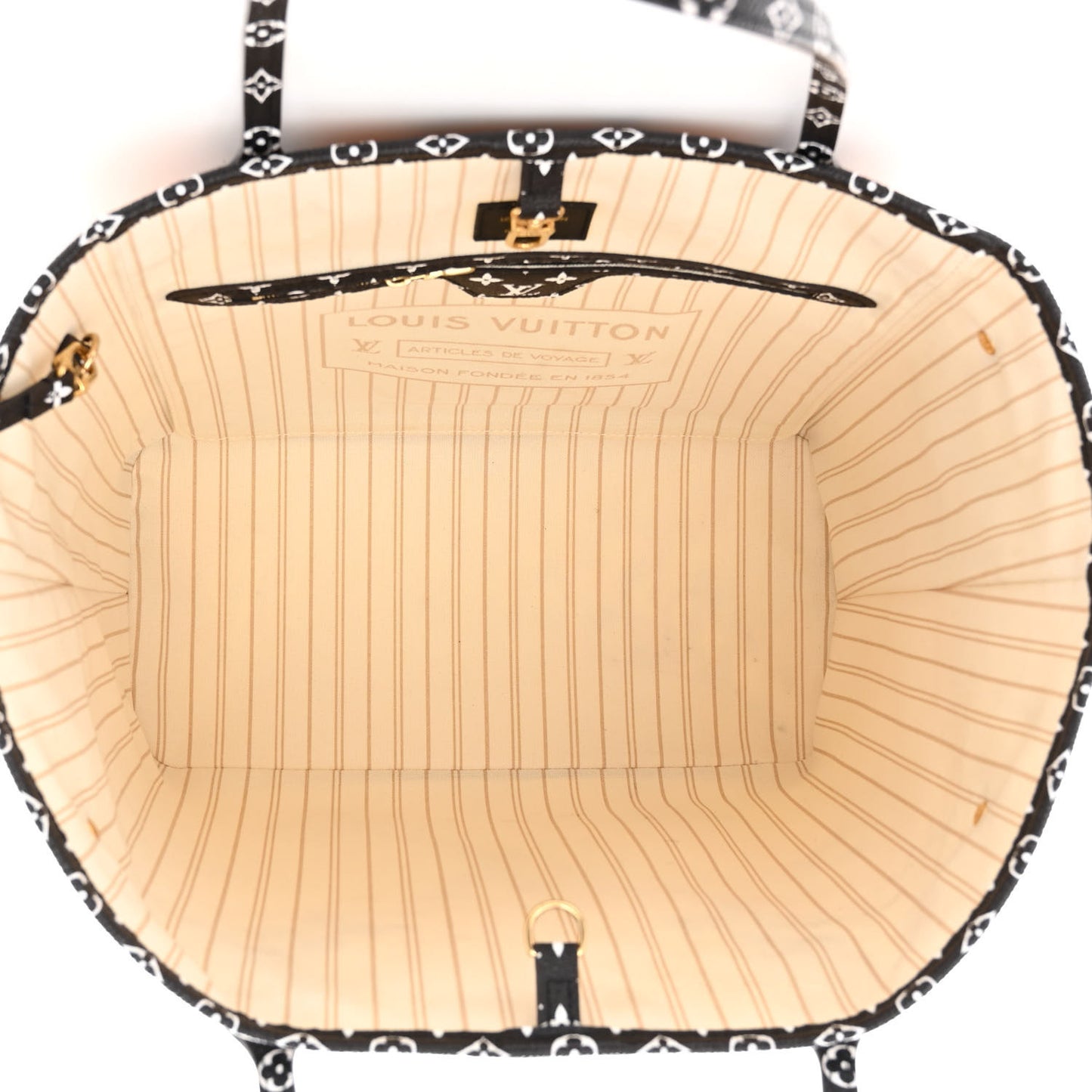 Monogram Giant Jungle Neverfull MM Ivory