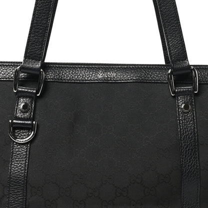 Gucci Nylon Monogram Medium Abbey Tote Black 8 of 10