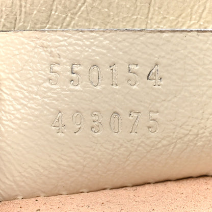 Gucci Calfskin Matelasse Mini GG Marmont Round Shoulder Bag White 7 of 15