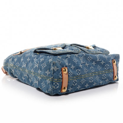 Louis Vuitton Denim Baggy GM Blue 4 of 7