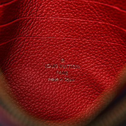 Louis Vuitton Empreinte Double Zip Pochette Marine Rouge 6 of 9