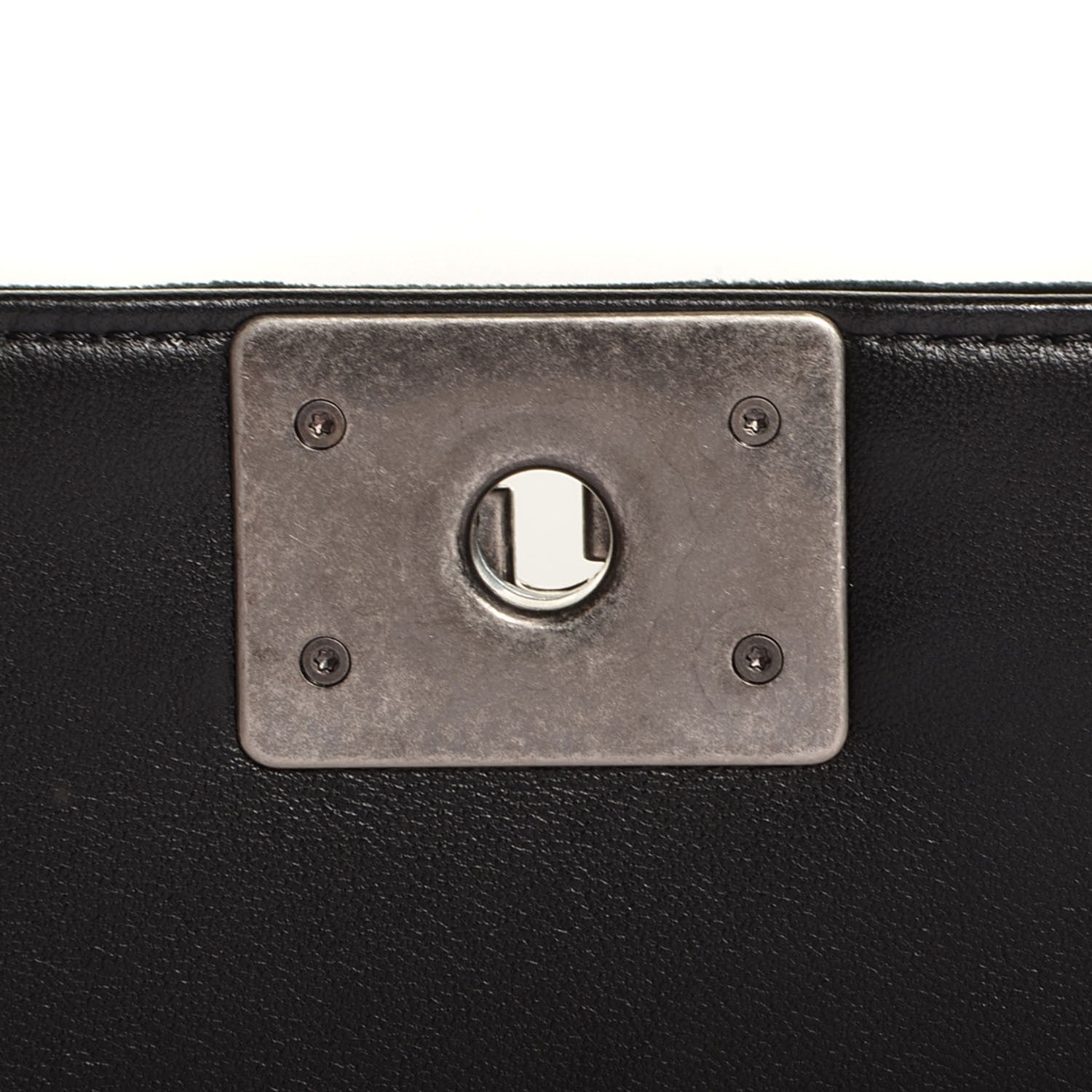 Chanel Velvet Quilted Small Boy Flap Black 8 of 8