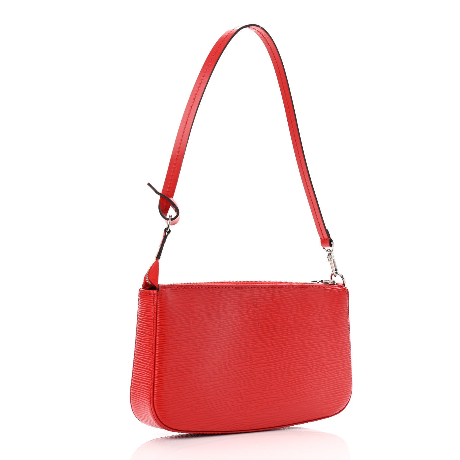 Louis Vuitton Epi Pochette Accessories NM Coquelicot 3 of 13