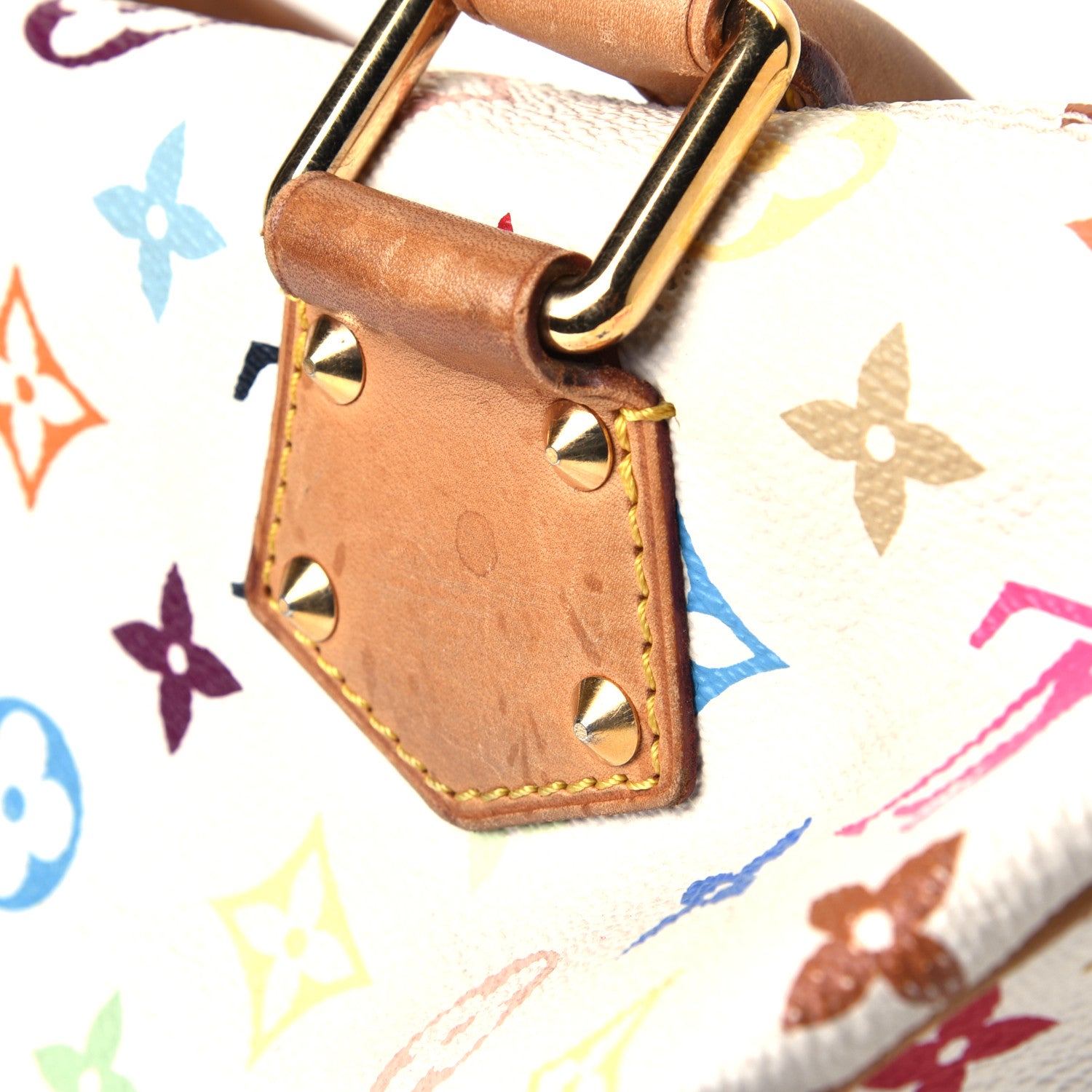 Louis Vuitton Monogram Multicolor Speedy 30 White 6 of 6