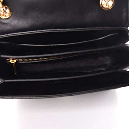 Celine Calfskin Quilted Medium C Bag Black 5 of 9