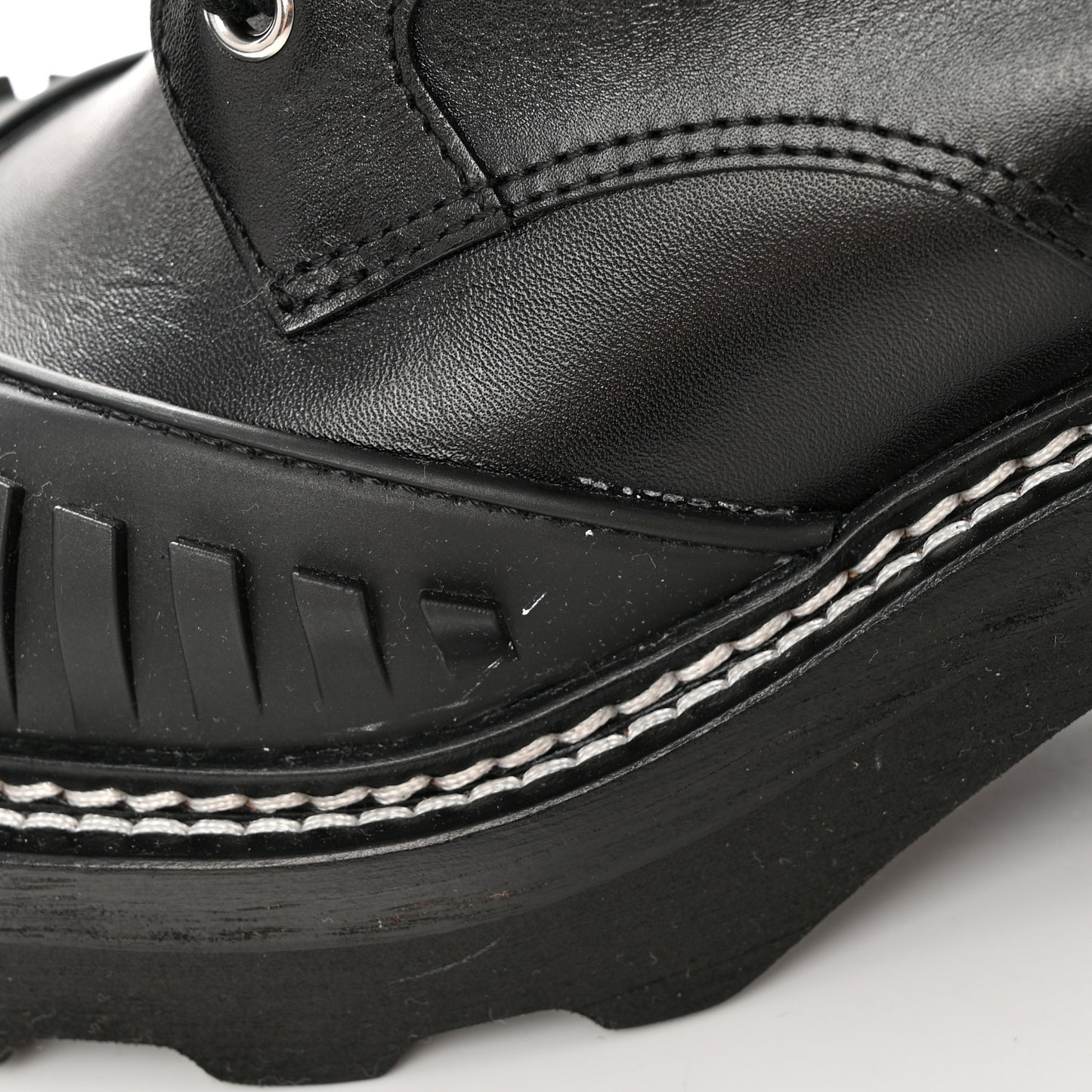 Calfskin Monogram Nylon LV Beaubourg Ankle Boots 37.5 Black