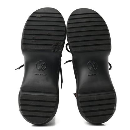 Louis Vuitton Mat Rubber Monogram LV Archlight Sneaker Boots 37 Black 5 of 7