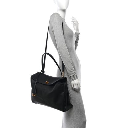 Balenciaga Smooth Calfskin Large Rodeo Top Handle Handbag Black 2 of 11