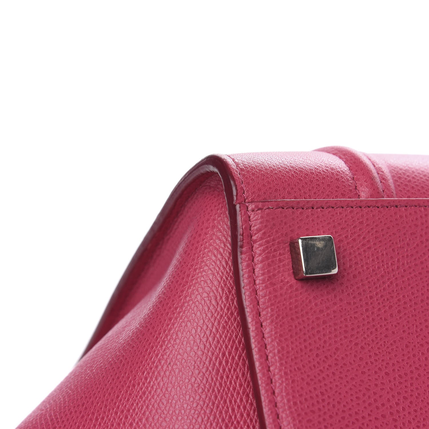 Celine Grained Calfskin Medium Phantom Luggage Fuchsia 7 of 12