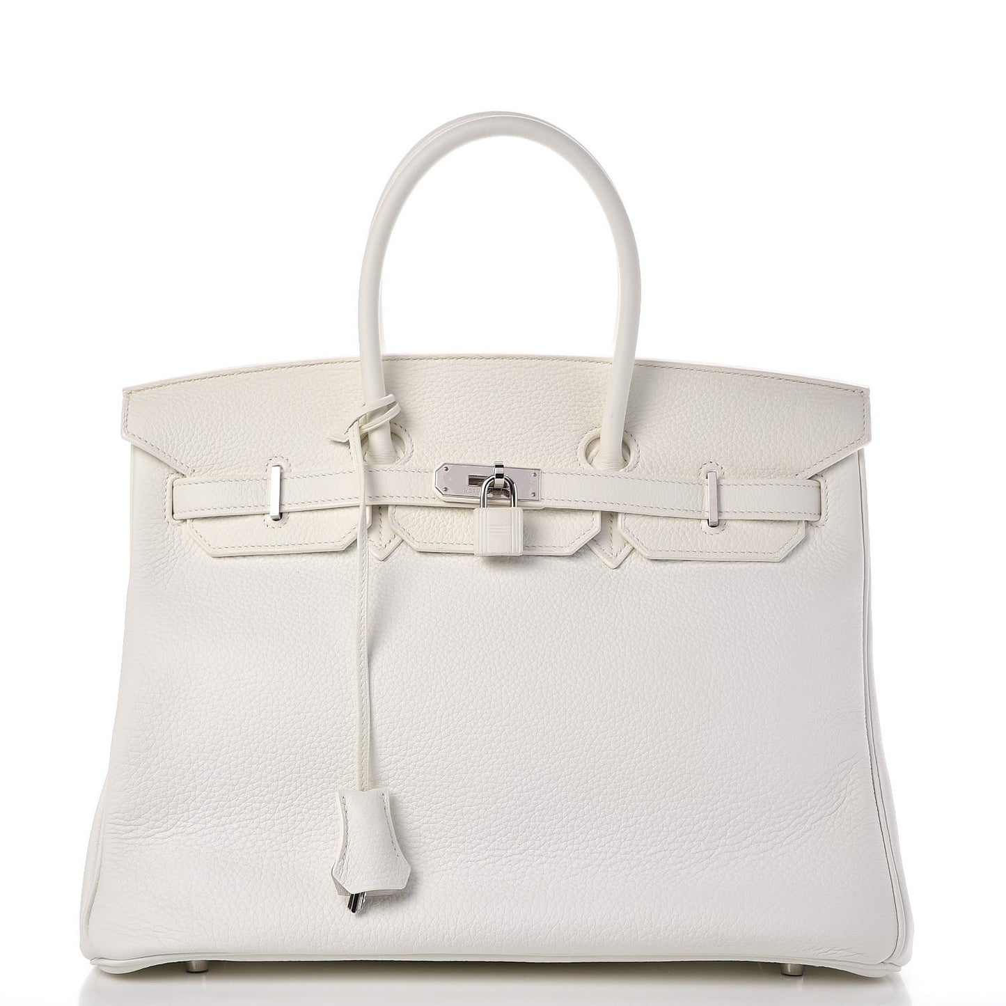 Taurillon Clemence Birkin 35 White