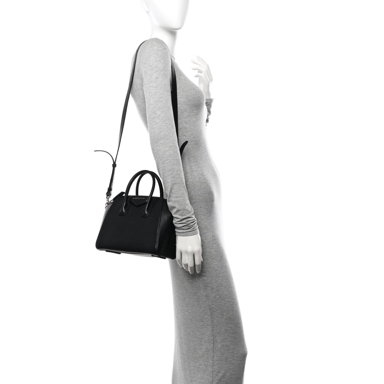 Givenchy Sugar Goatskin Mini Antigona Black 2 of 11