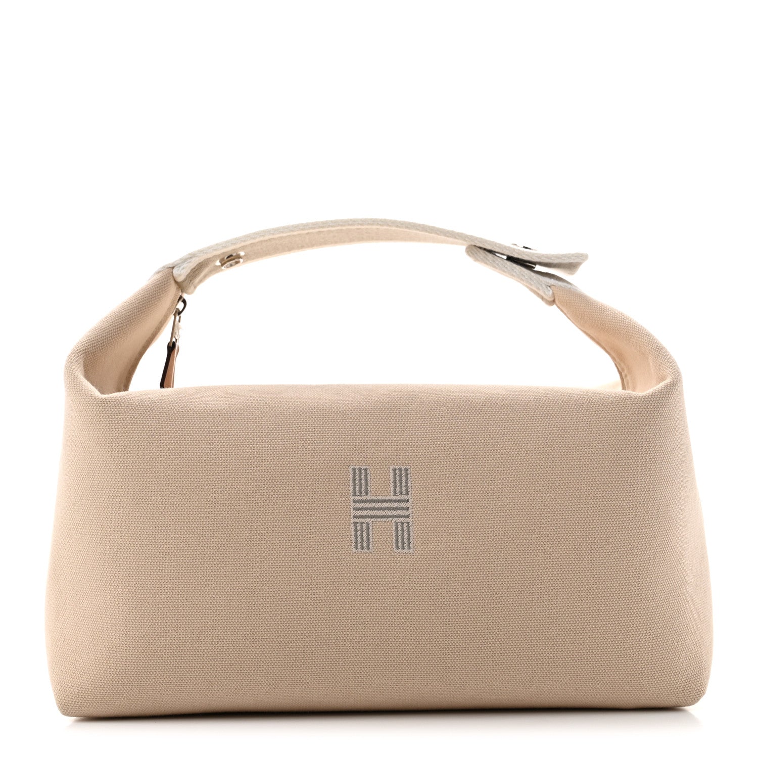 Hermes Canvas Large Bride-A-Brac Pouch Natural 1 of 7