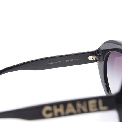 Chanel Shield Sunglasses 71281 Black 5 of 8