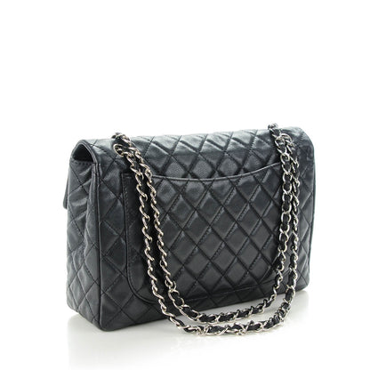 Chanel Caviar Quilted Maxi Single Flap Black 3 of 8