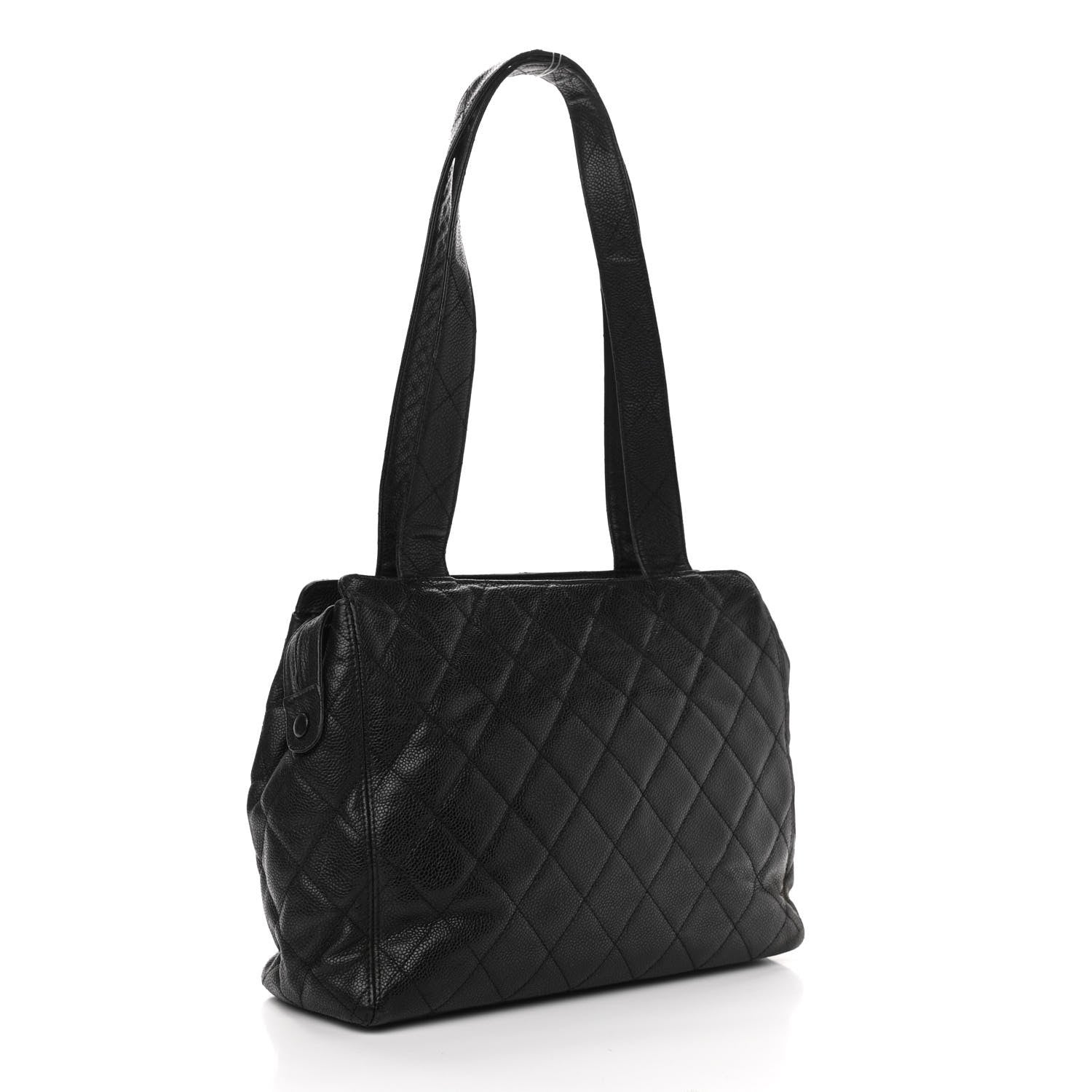 Chanel Caviar Quilted Flap Shoulder Bag Black 2 of 11