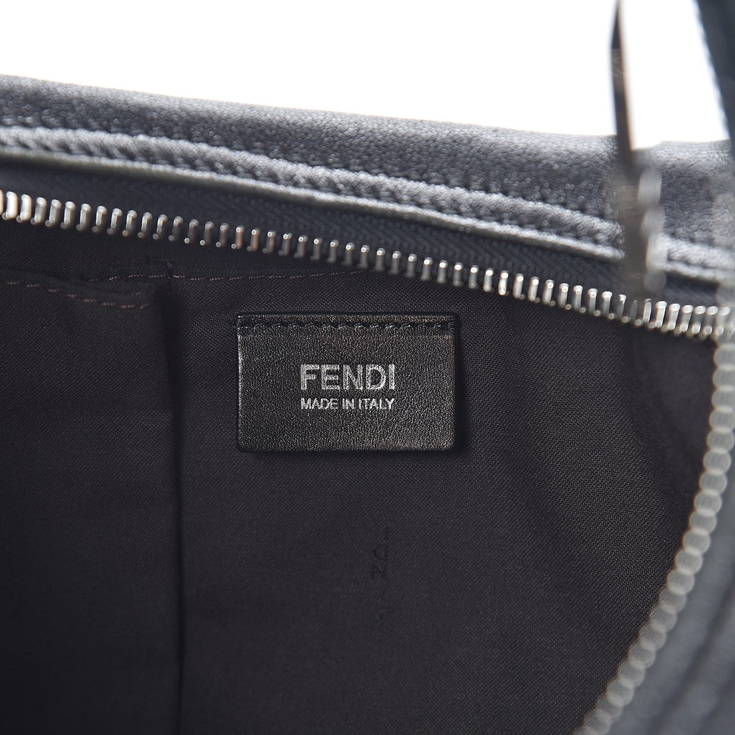 Sheepskin Zipper Hobo Black