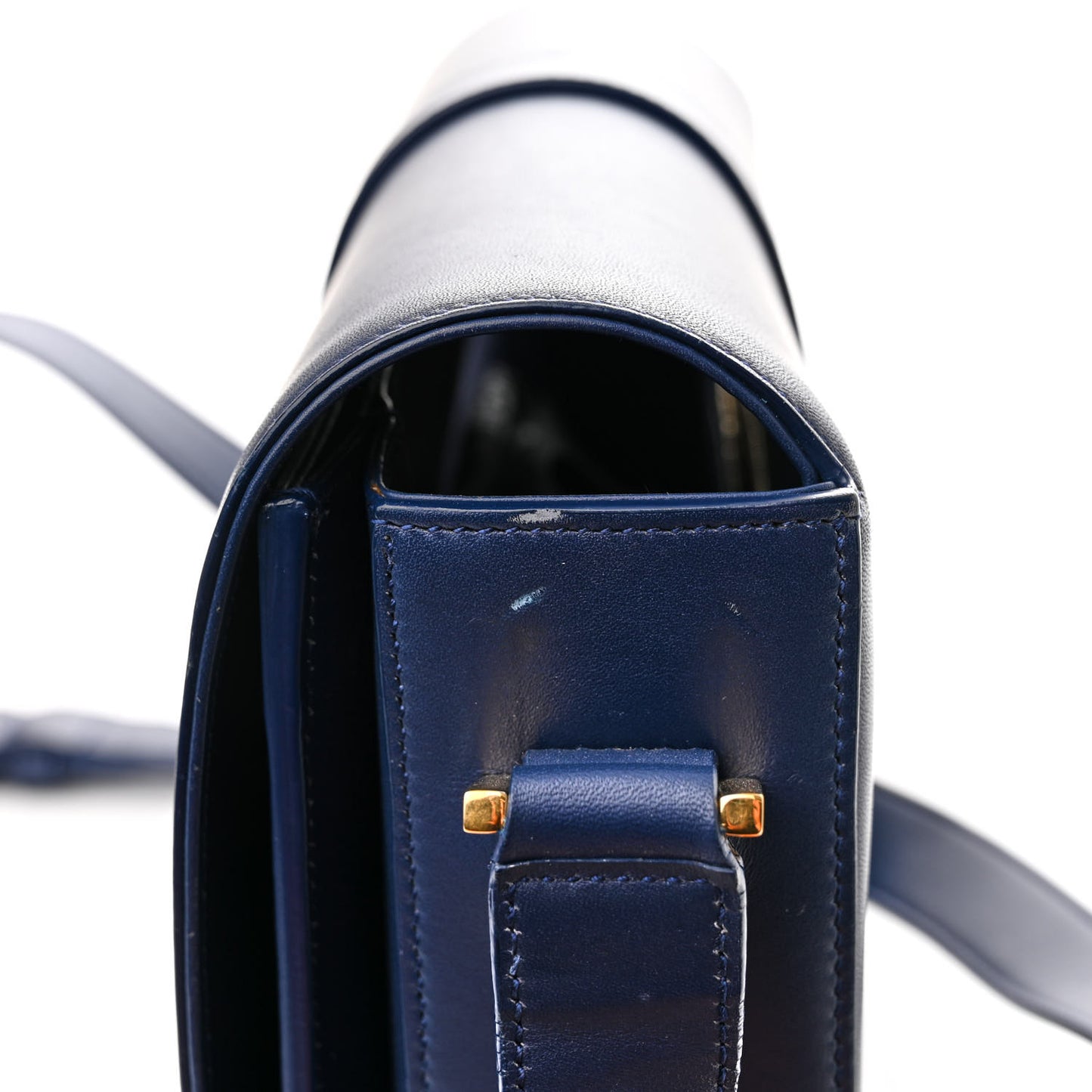 Smooth Calfskin Medium Classic Monogram Universite Bag Deep Marine