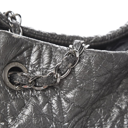 Chanel Vinyl Graphic Edge Tote Silver 18 of 21