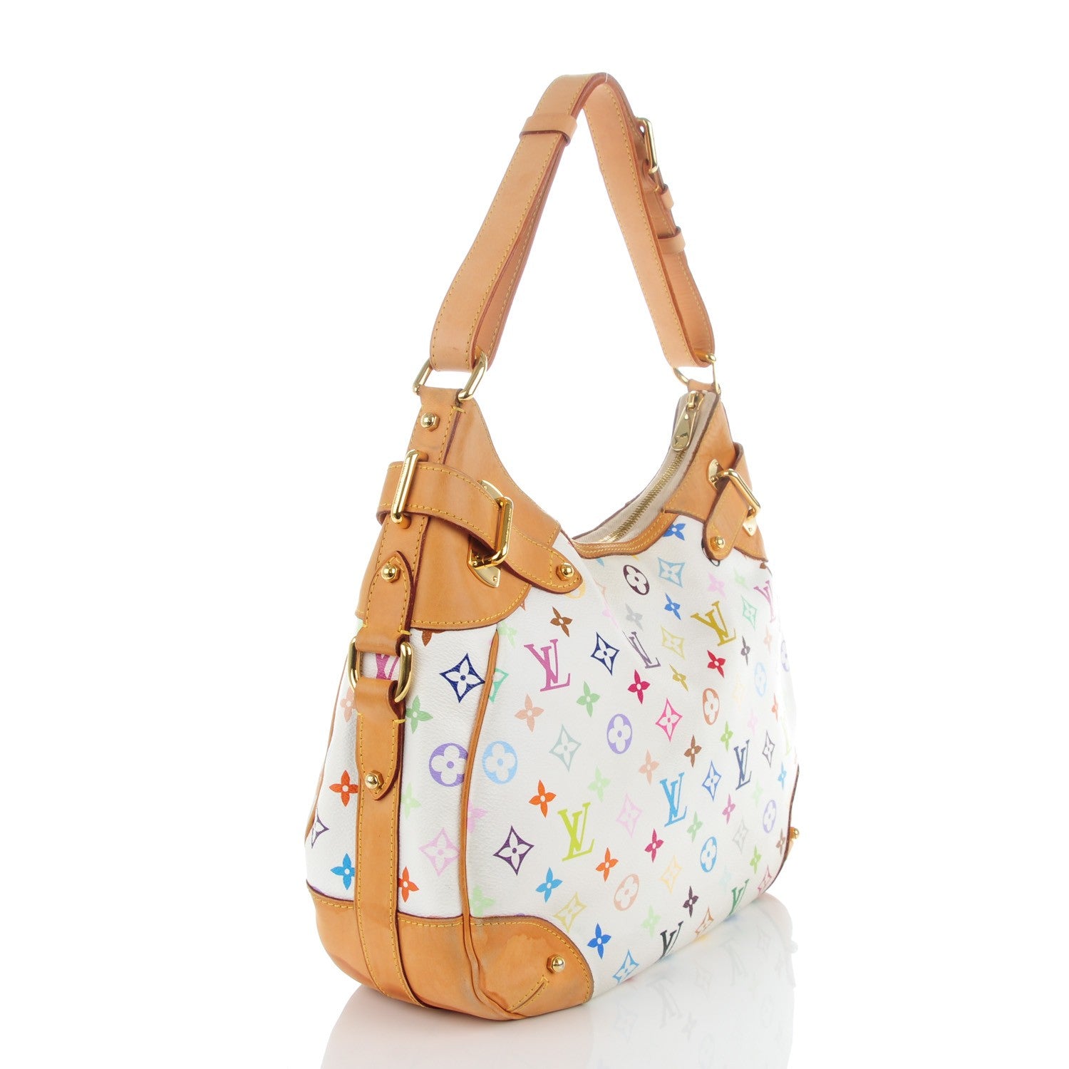 Louis Vuitton Monogram Multicolor Greta White 3 of 8