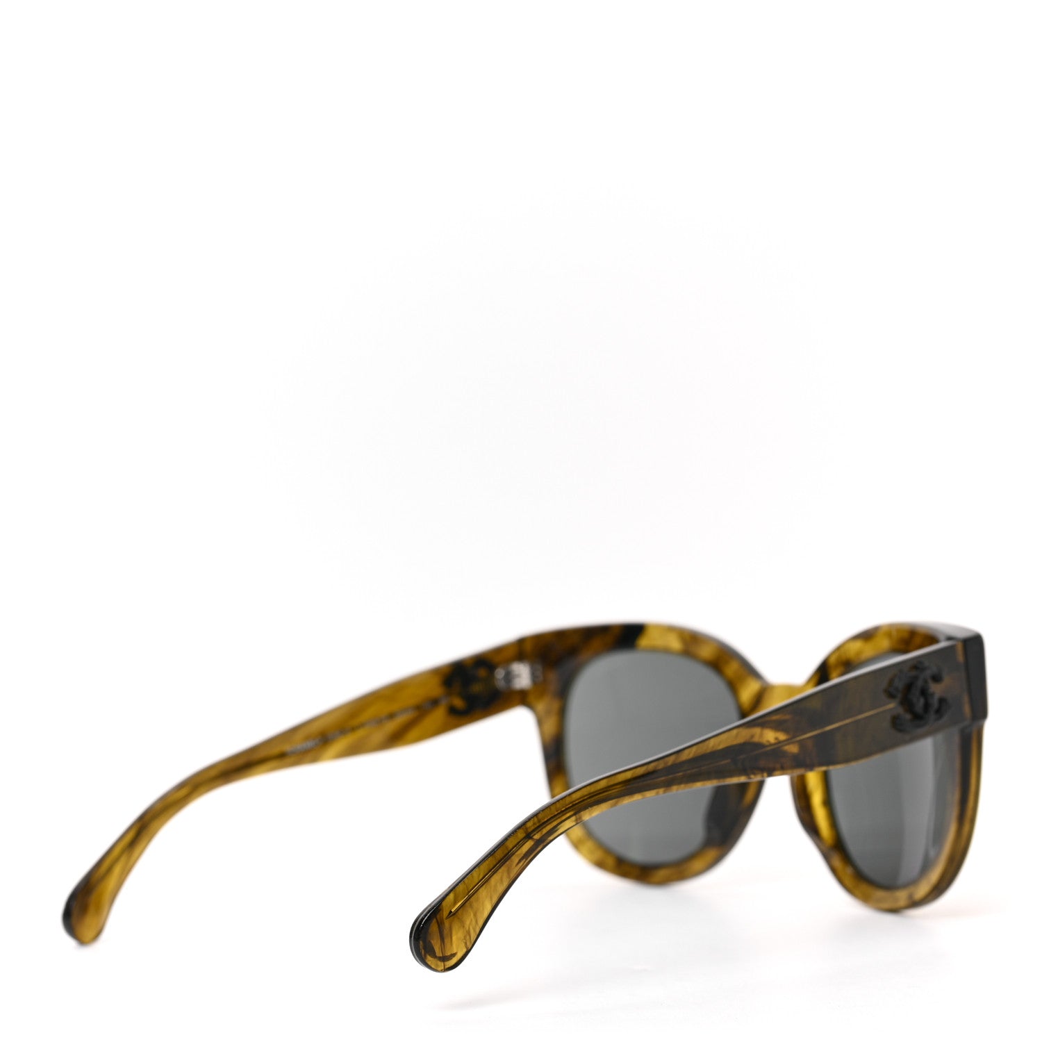 Chanel Acetate Butterfly Signature CC Sunglasses 5358-A 4 of 6