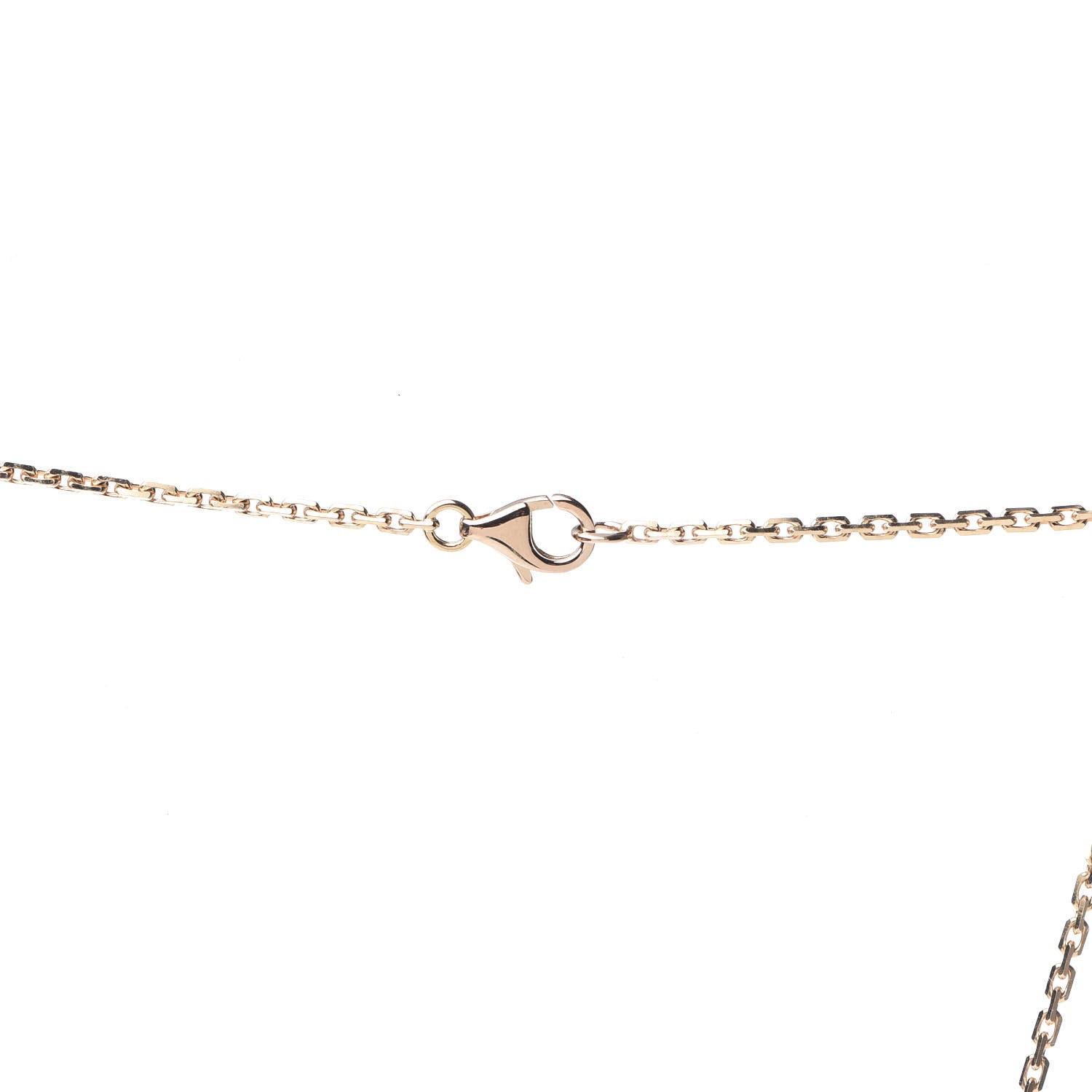 Cartier 18K Pink Gold 3 Diamonds LOVE Pendant Necklace 5 of 6