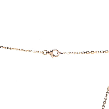 Cartier 18K Pink Gold 3 Diamonds LOVE Pendant Necklace 5 of 6