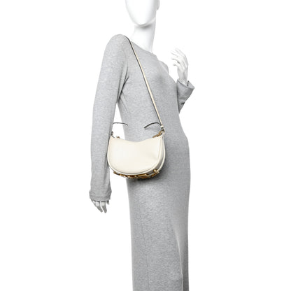 Fendi Vitello Grace Matte Mini Fendigraphy Hobo Bag Tortora 2 of 12