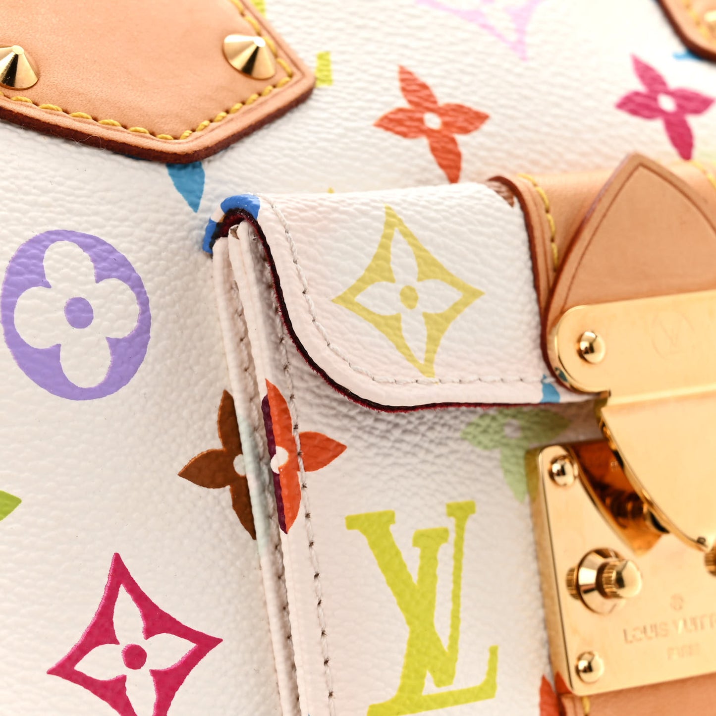 Monogram Multicolor Speedy 30 White