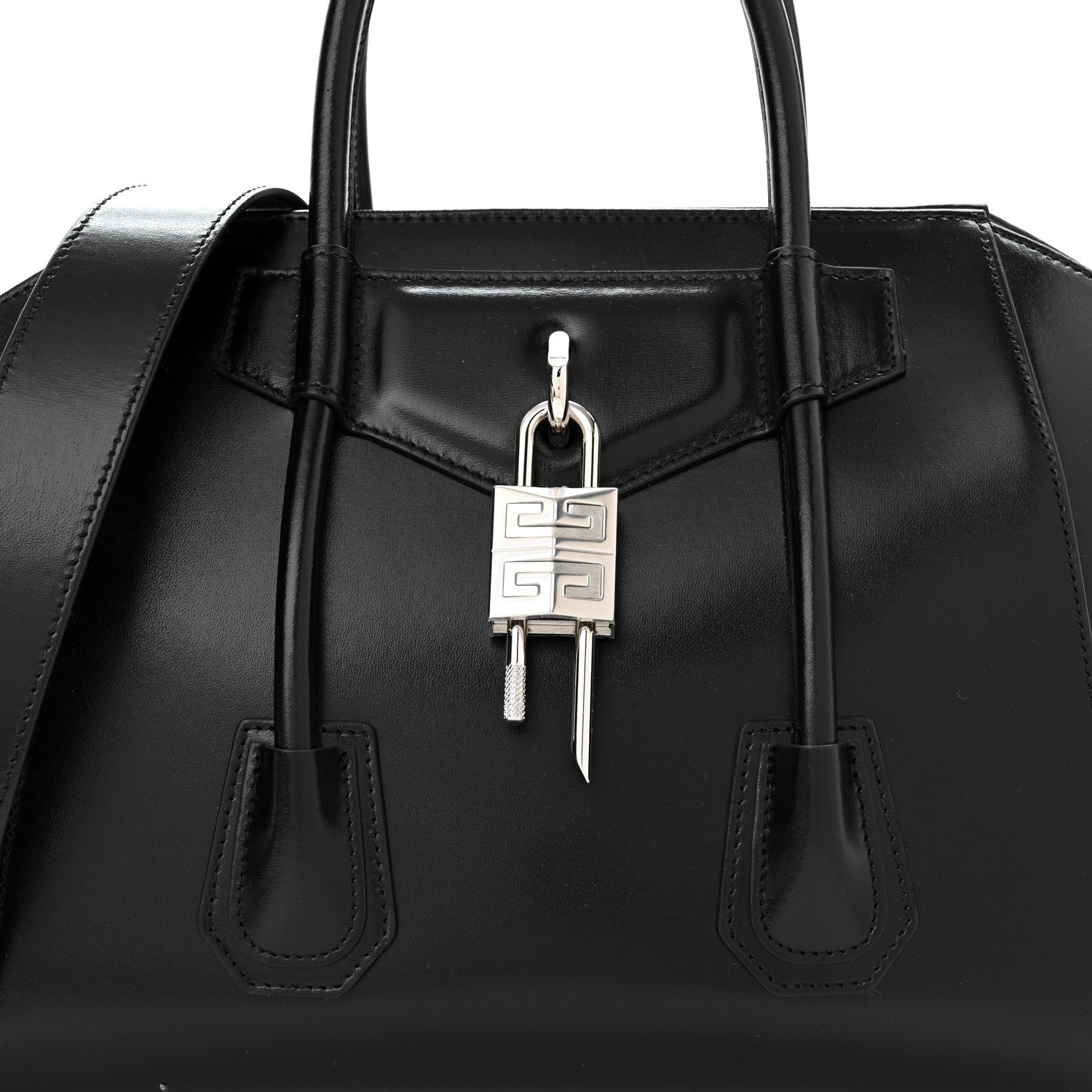 Givenchy Box Calfskin Small Lock Antigona Shoulder Bag 8 of 10