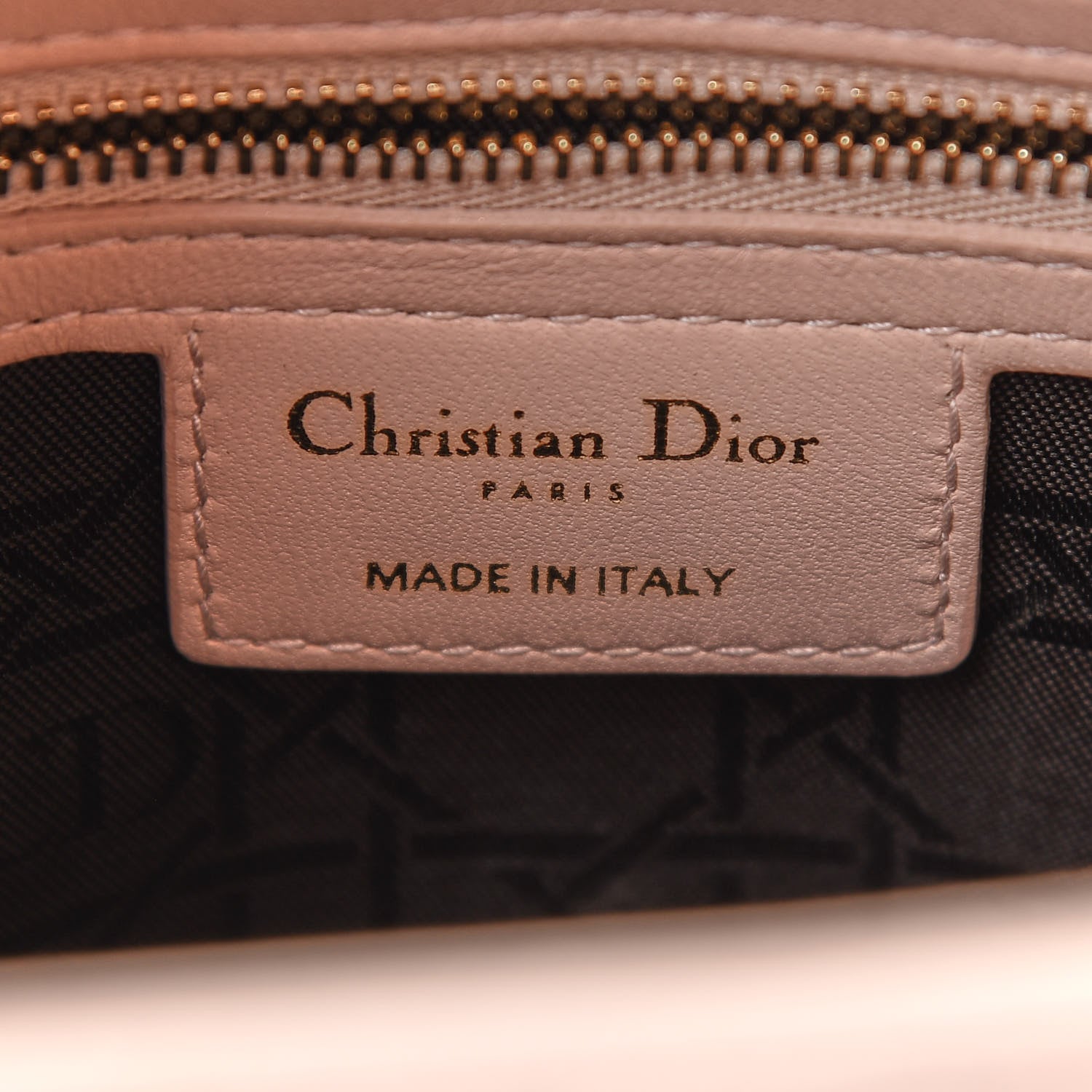 Christian Dior Lambskin Cannage Medium Lady Dior Light Pink 9 of 10