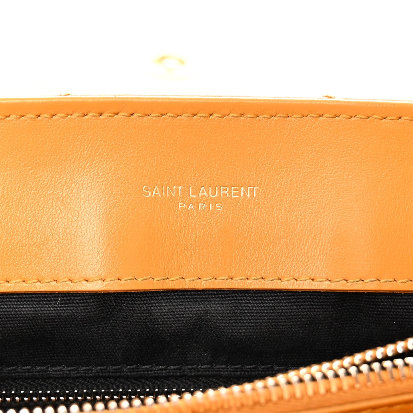 Calfskin Y Quilted Monogram Medium Loulou Chain Satchel Cheddar
