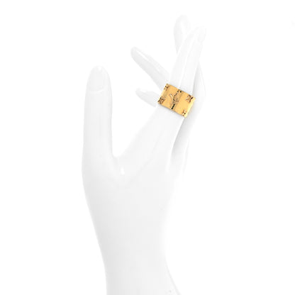 Louis Vuitton Nanogram Ring M Gold 2 of 5