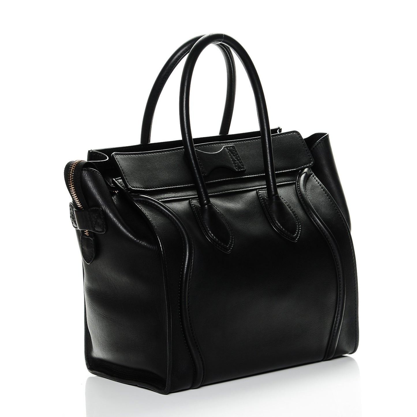 Smooth Calfskin Mini Luggage Black